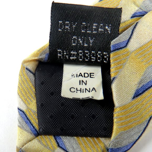 Carlo Palazzi Studio Necktie Handmade 100% Silk Cross Hatch Pattern 60 Inches - Picture 4 of 4